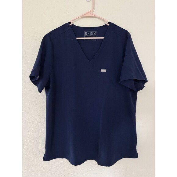 Figs Scrub Top Blue Catarina One Pocket Technical Collection FW1000 Womens XXL - Picture 1 of 5